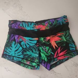 With Love from Paradise Tropical Floral Large Shorts